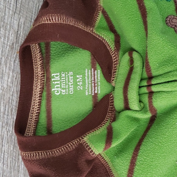 Carter's 24mth Zip-up Fleece Sleeper - Picture 4 of 4